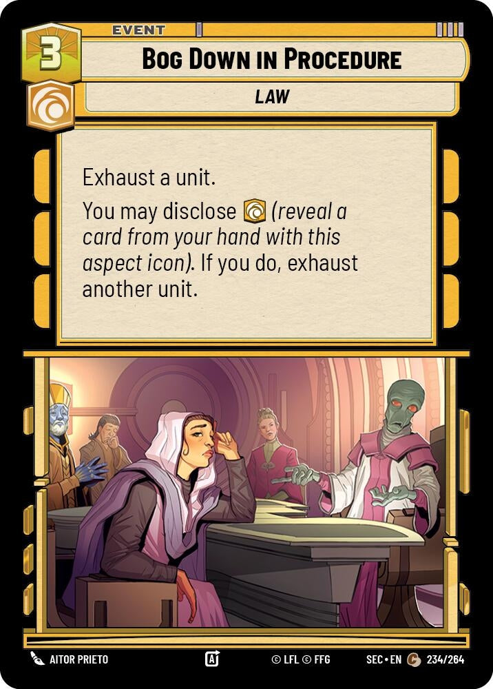 Bog Down in Procedure (234/264) (SEC)