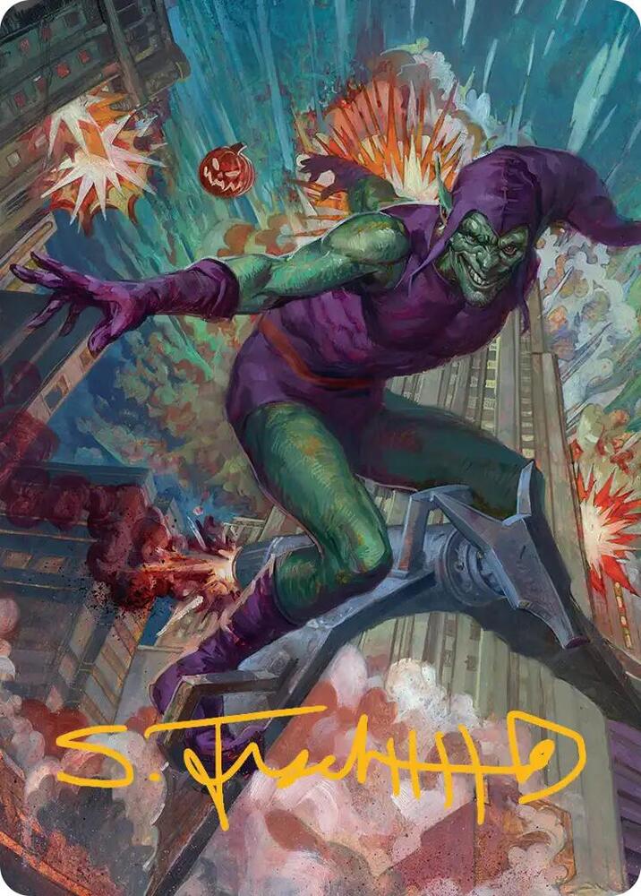Green Goblin Art Card (26/54) (Gold-Stamped Signature) (26) (ASSPM)