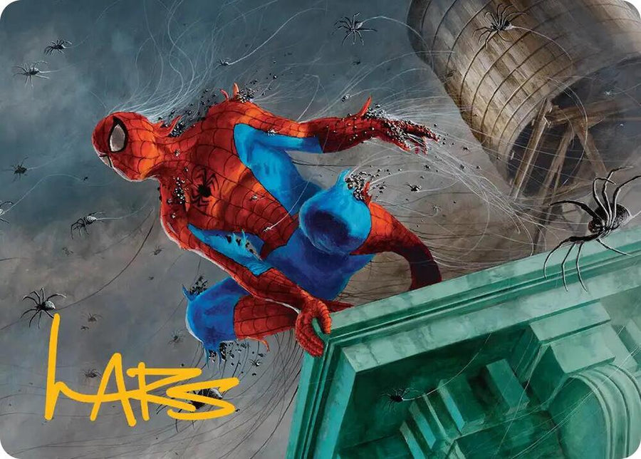 Spiders-Man, Heroic Horde Art Card (Gold-Stamped Signature) (21) (ASSPM)