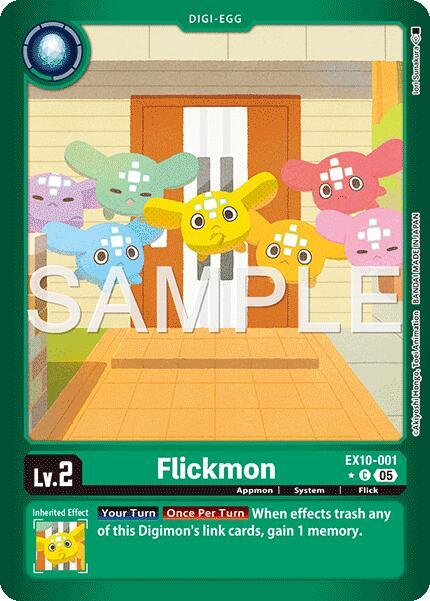 Flickmon (Limited Foil) (EX10-001 C) (EX-10)