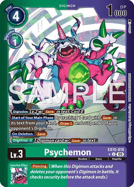 Psychemon (Limited Foil) (EX10-015 U) (EX-10)
