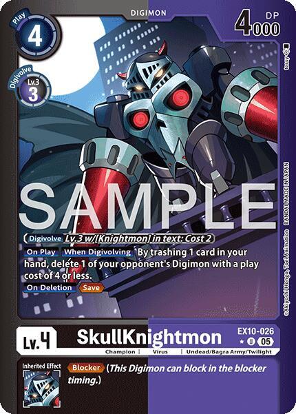 SkullKnightmon (Limited Foil) (EX10-026 U) (EX-10)