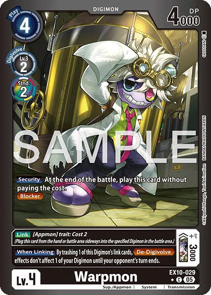 Warpmon (Limited Foil) (EX10-029 C) (EX-10)