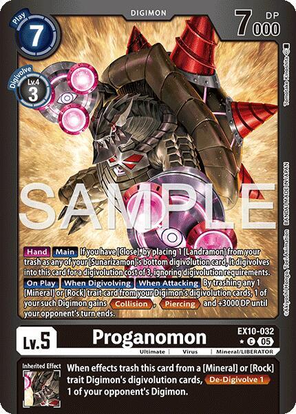 Proganomon (Limited Foil) (EX10-032 C) (EX-10)