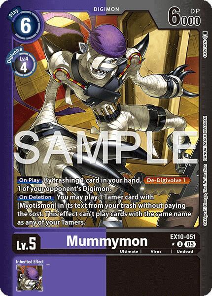 Mummymon (Limited Foil) (EX10-051 U) (EX-10)