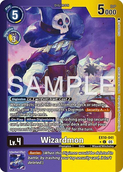 Wizardmon (Limited Foil) (EX10-041 C) (EX-10)