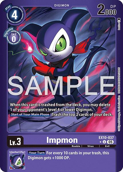 Impmon (Limited Foil) (EX10-037 U) (EX-10)