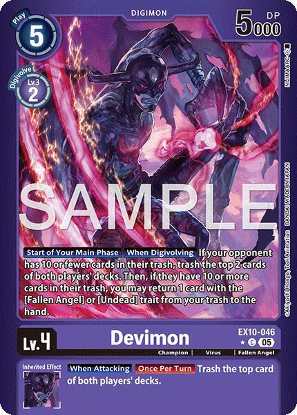 Devimon (Limited Foil) (EX10-046 C) (EX-10)
