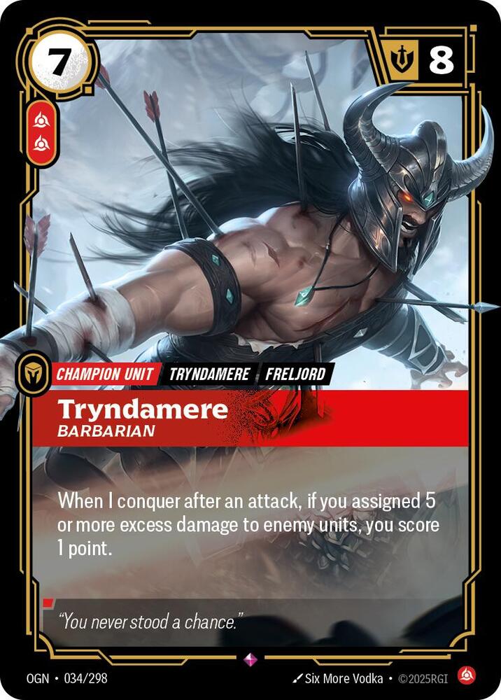 Tryndamere, Barbarian (034/298) (OGN)