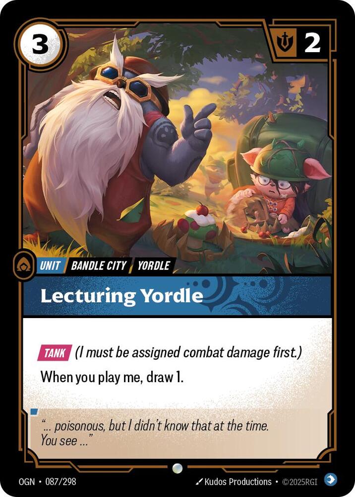 Lecturing Yordle (087/298) (OGN)