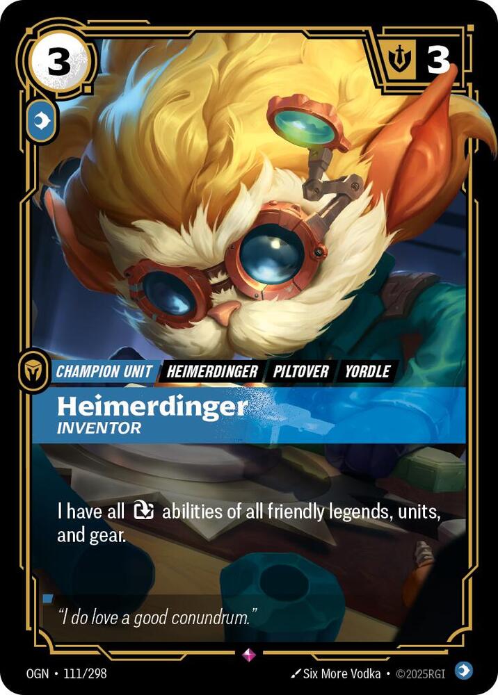 Heimerdinger, Inventor (111/298) (OGN)