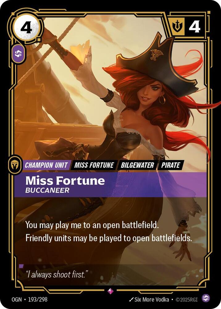 Miss Fortune, Buccaneer (193/298) (OGN)