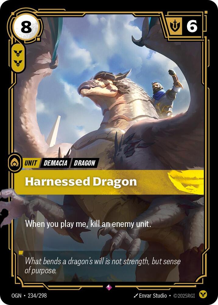 Harnessed Dragon (234/298) (OGN)