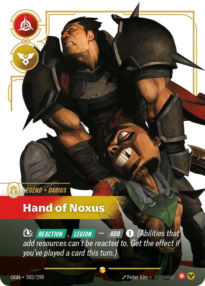 Darius, Hand of Noxus (Overnumbered) (302/298) (OGN)