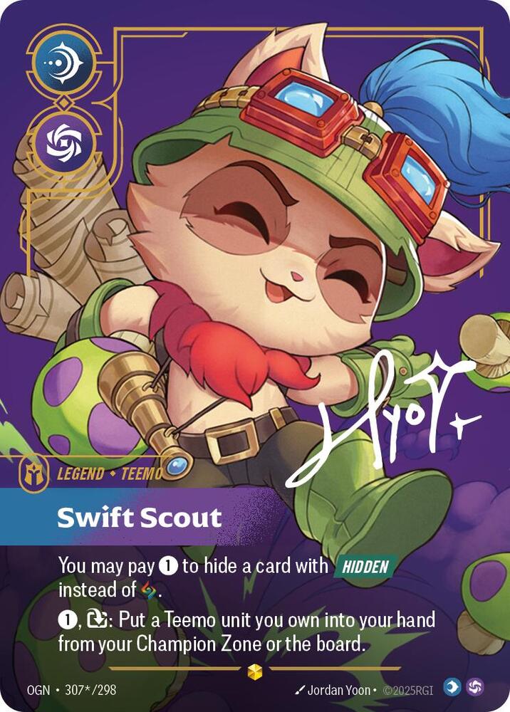 Teemo, Swift Scout (Signature) (307*/298) (OGN)