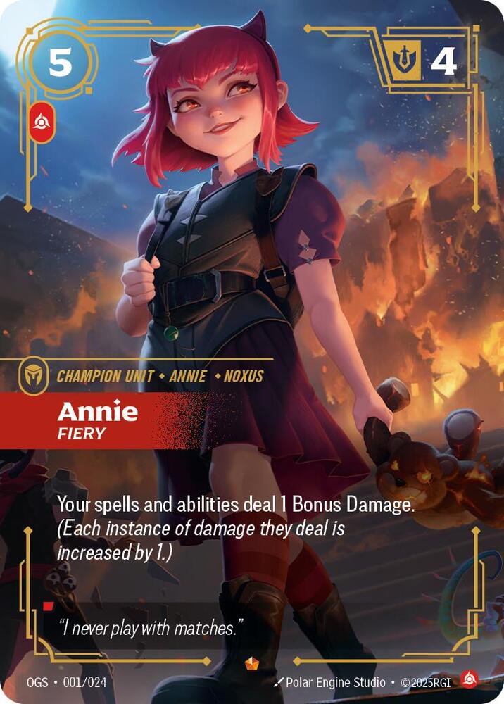 Annie, Fiery (001/024) (OGS)
