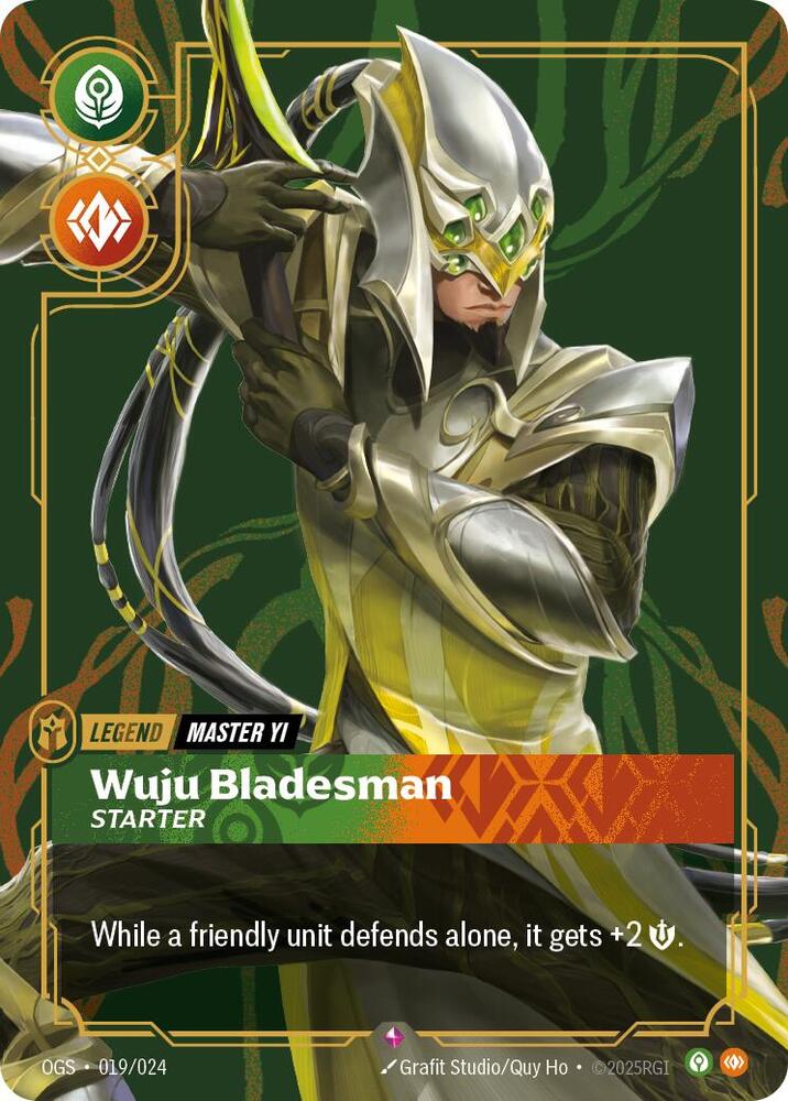 Master Yi, Wuju Bladesman (Starter) (019/024) (OGS)