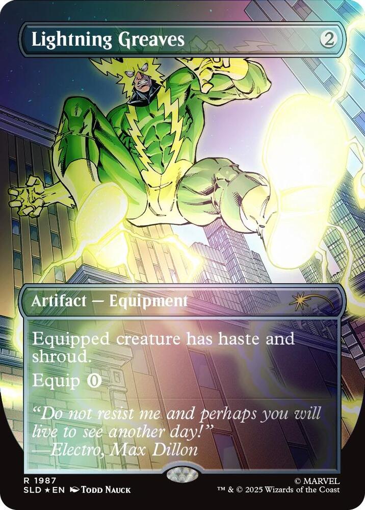 Lightning Greaves (1987) (Rainbow Foil) (1987) (SLD)