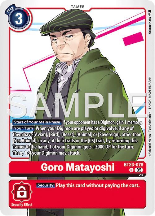 Goro Matayoshi (BT23-078 U) (BT-23)