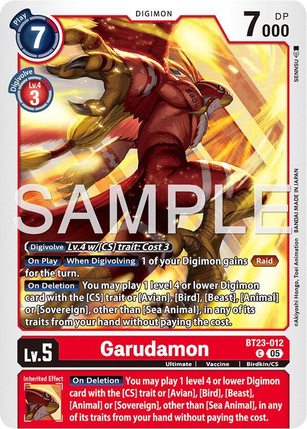 Garudamon (BT23-012 C) (BT-23)