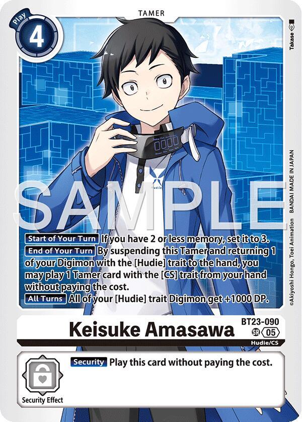 Keisuke Amasawa (BT23-090 SR) (BT-23)