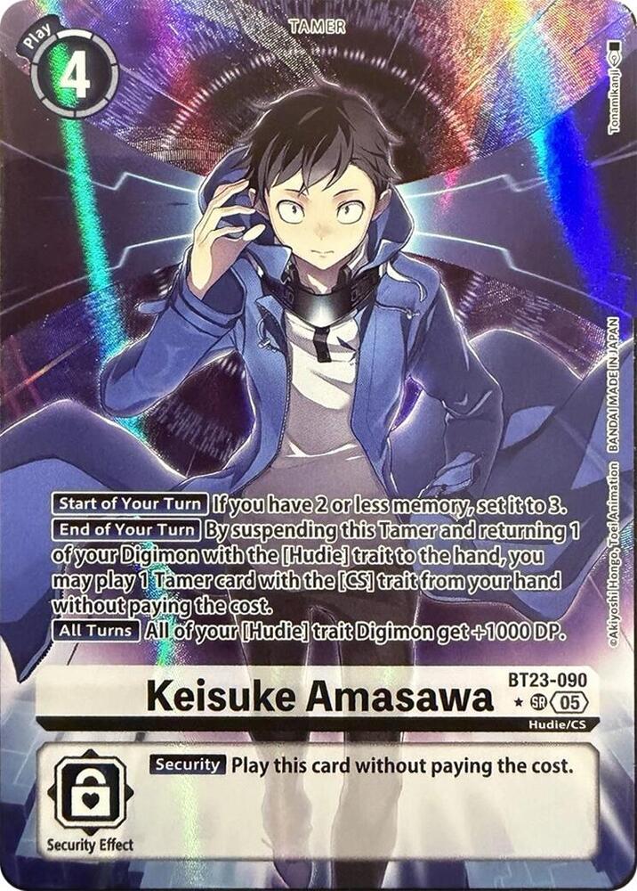 Keisuke Amasawa (Alternate Art) (BT23-090 SR) (BT-23)
