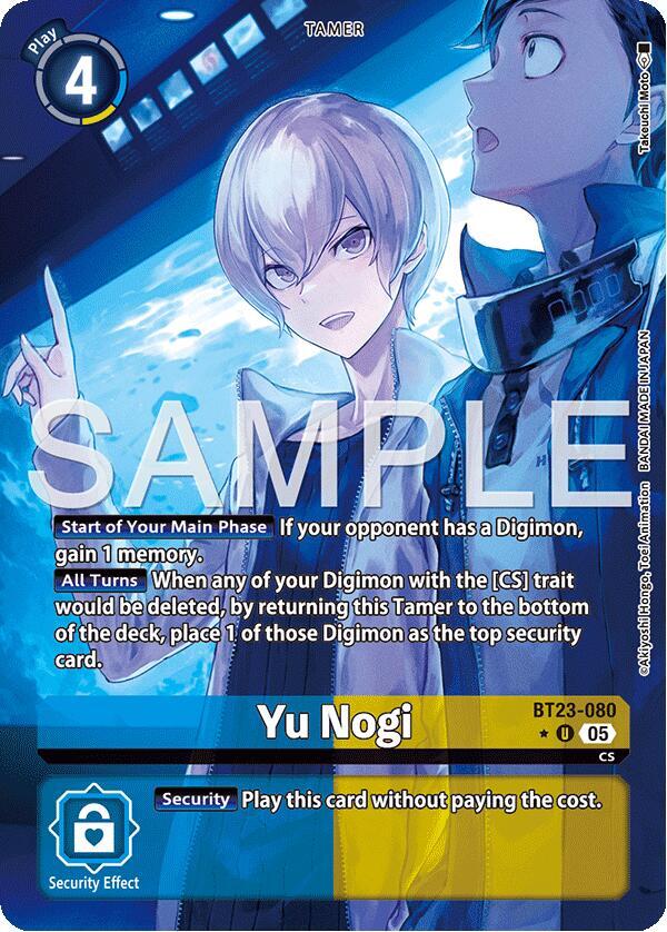 Yu Nogi (Alternate Art) (BT23-080 U) (BT-23)