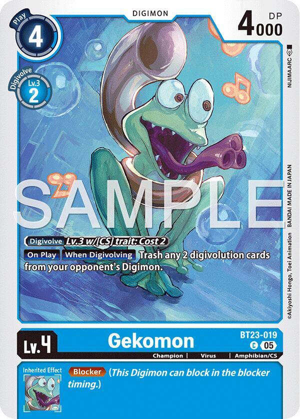 Gekomon (BT23-019 C) (BT-23)