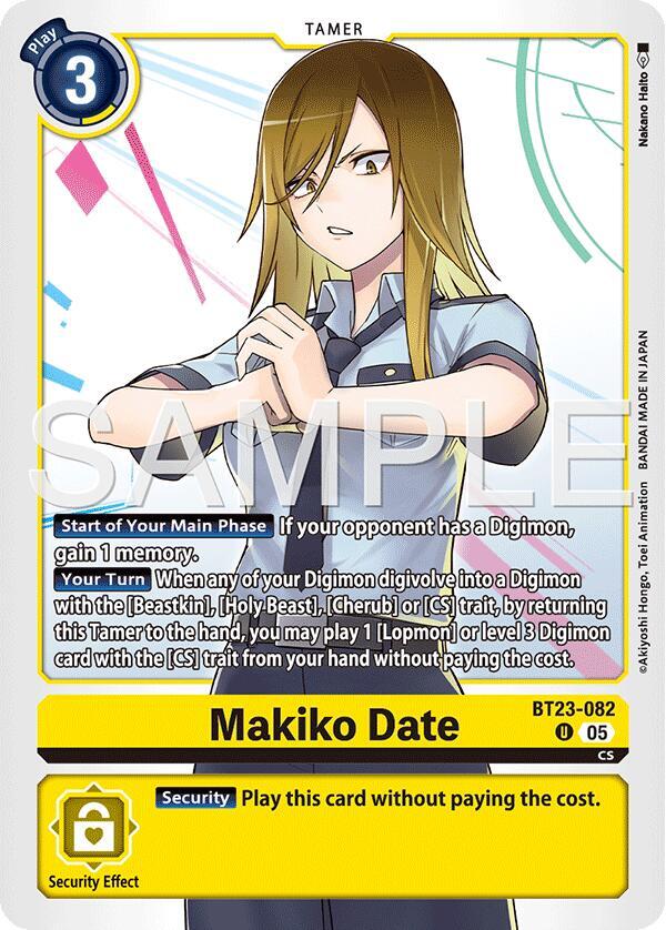 Makiko Date (BT23-082 U) (BT-23)
