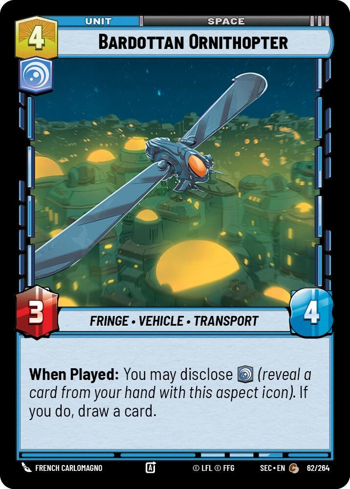 Bardottan Ornithopter (62/264) (SEC)