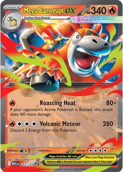 Mega Camerupt ex - 022/132 (022/132) (MEG)