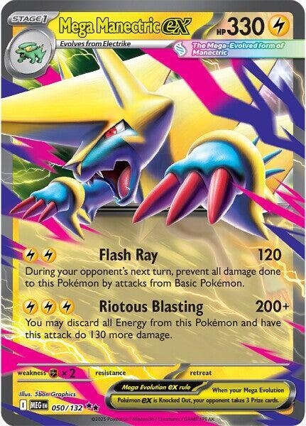 Mega Manectric ex - 050/132 (050/132) (MEG)
