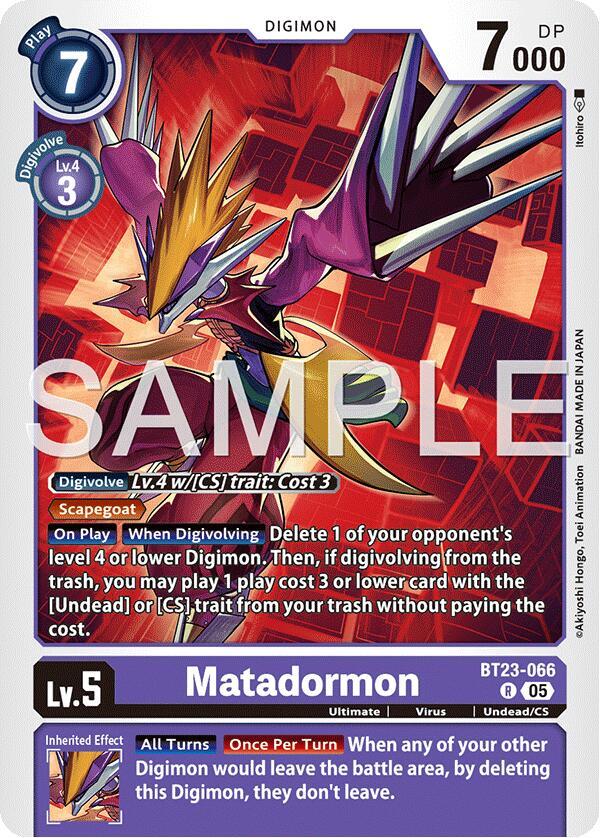 Matadormon (BT23-066 R) (BT-23)