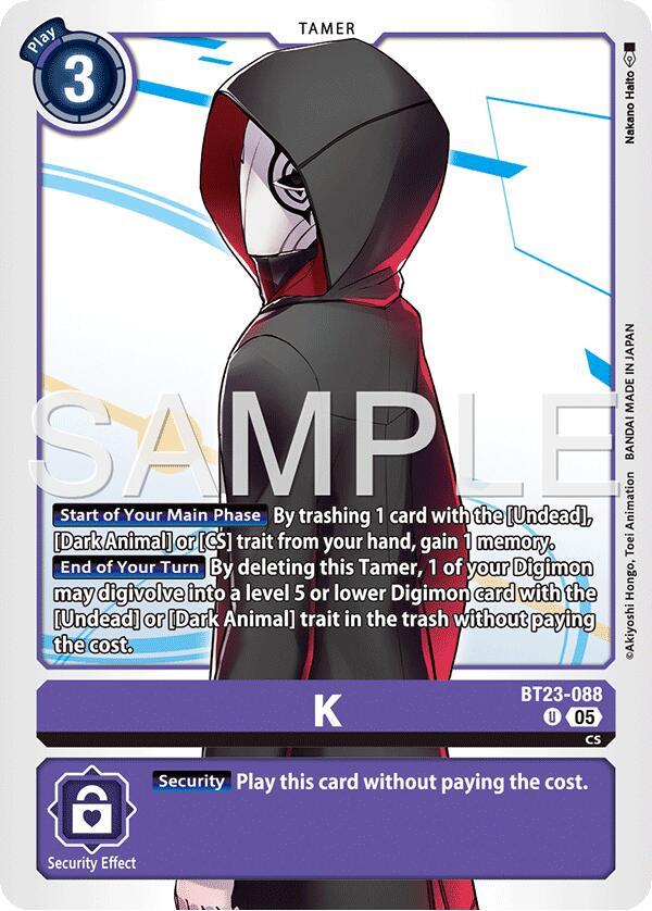 K (BT23-088 U) (BT-23)