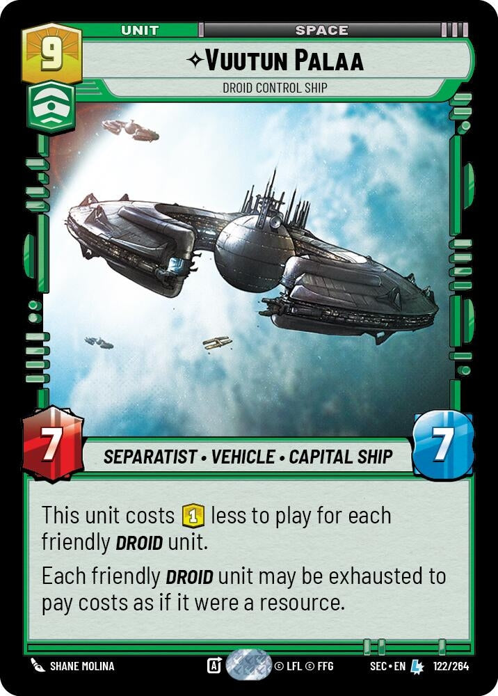 Vuutun Palaa - Droid Control Ship (122/264) (SEC)