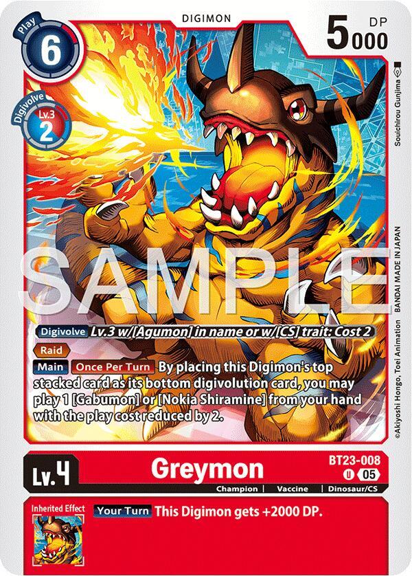 Greymon (BT23-008 U) (BT-23)