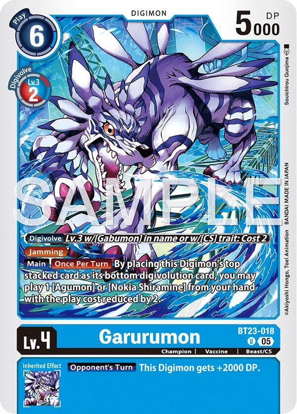Garurumon (BT23-018 U) (BT-23)