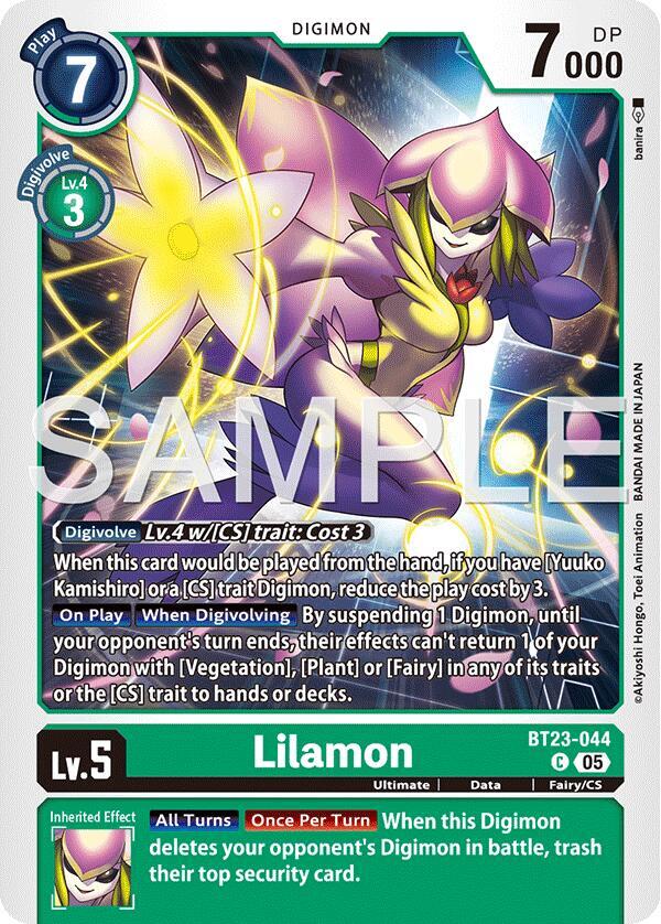 Lilamon (BT23-044 C) (BT-23)