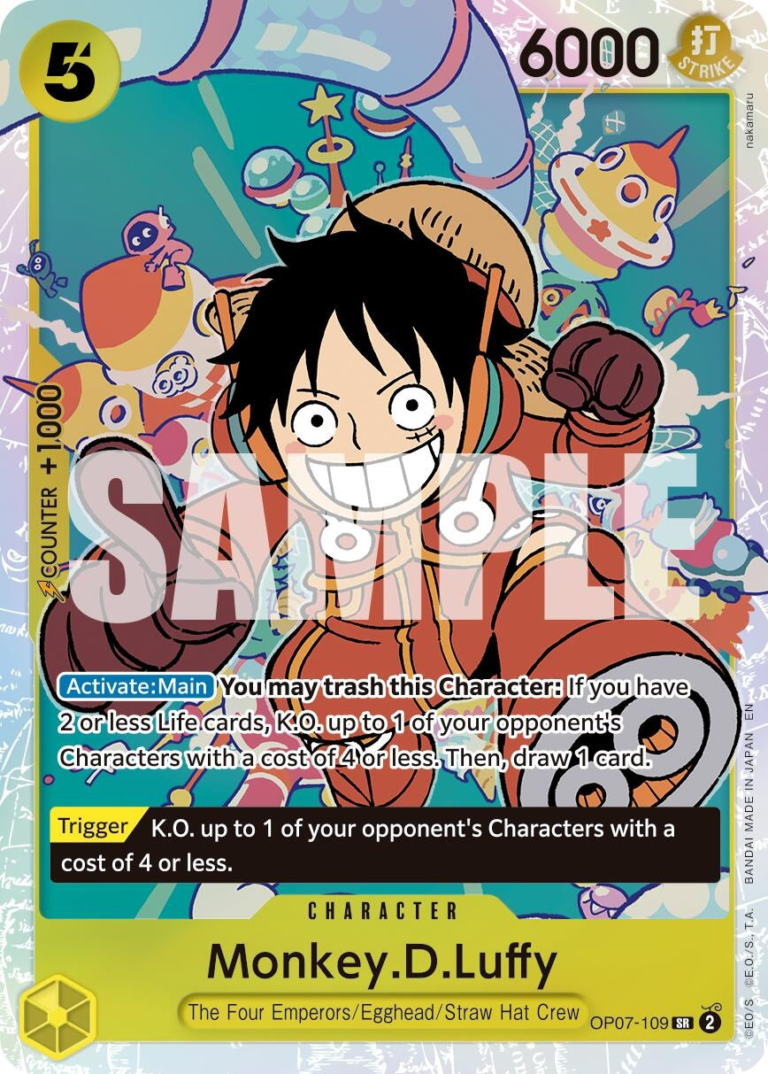 Monkey.D.Luffy - OP07-109 (Reprint) (OP07-109) (PRB-02)