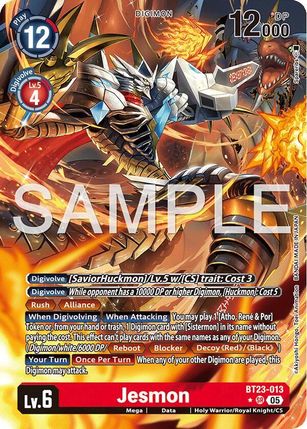 Jesmon (Alternate Art) (BT23-013 SR) (BT-23)