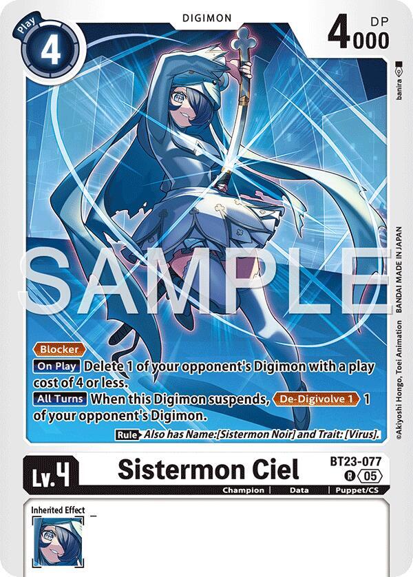 Sistermon Ciel (BT23-077 R) (BT-23)