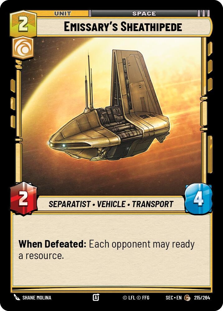 Emissary's Sheathipede (215/264) (SEC)