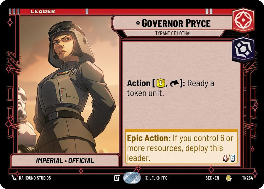 Governor Pryce - Tyrant of Lothal (11/264) (SEC)