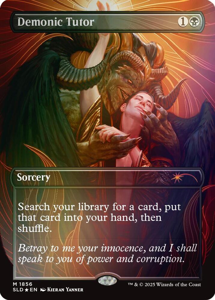 Demonic Tutor (Rainbow Foil) (1856) (SLD)
