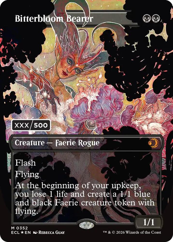 Bitterbloom Bearer (Borderless) (Serial Numbered) (352) (ECL)