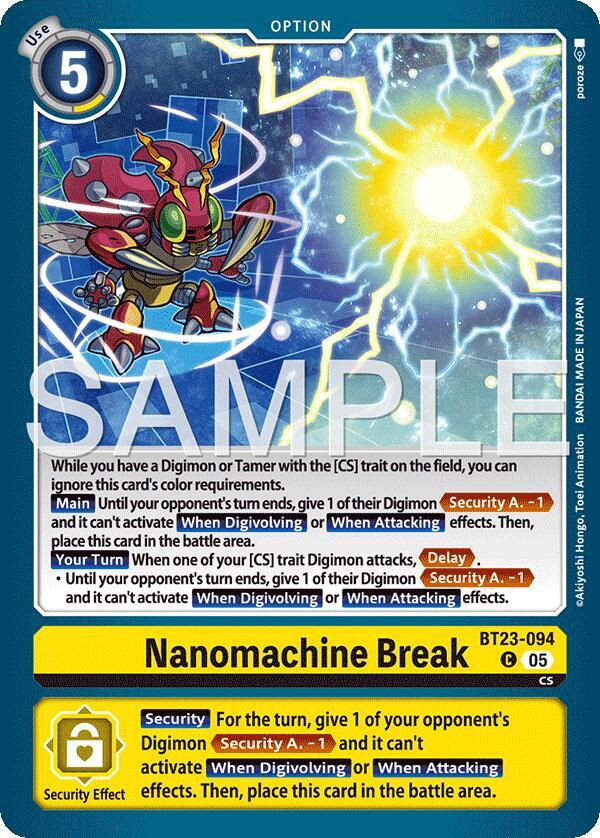 Nanomachine Break (BT23-094 C) (BT-23)