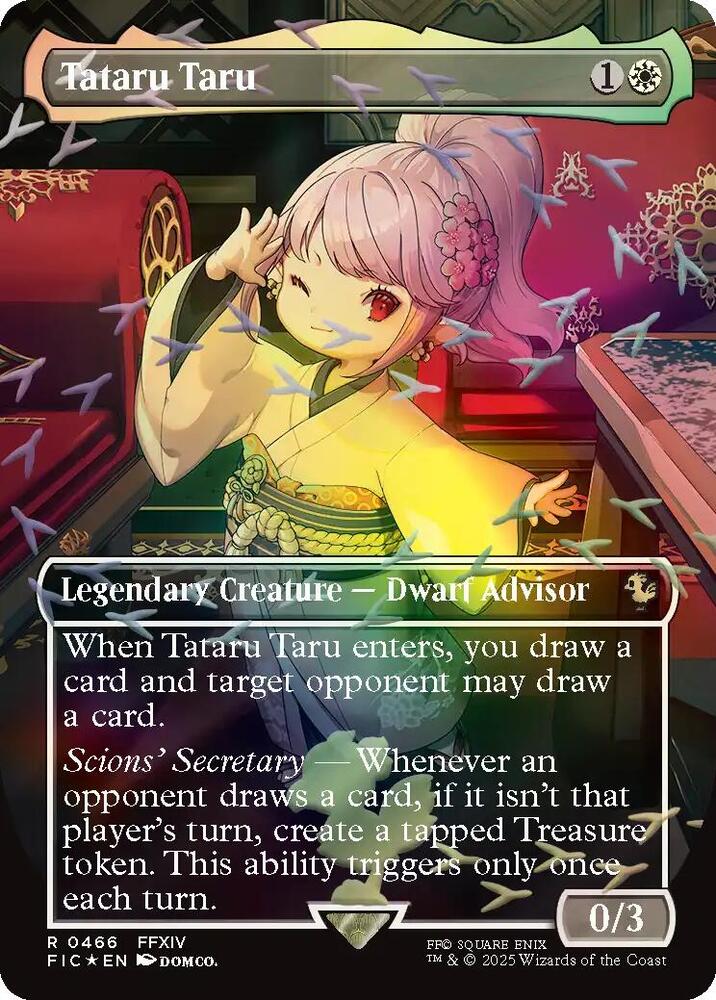 Tataru Taru (Borderless) (Chocobo Track Foil) (466) (FIC)