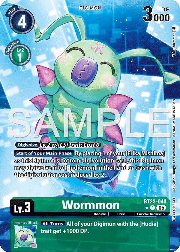 Wormmon (Hacker's Slumber Box Promotion Pack) (BT23-040 C) (BT-23)
