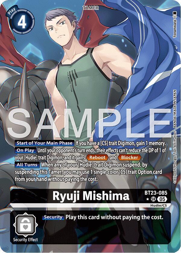 Ryuji Mishima (Alternate Art) (BT23-085 SR) (BT-23)