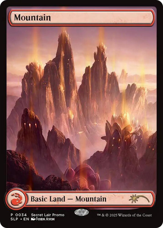 Image for Mountain (0034) (34) (SLP) - Magic: The Gathering